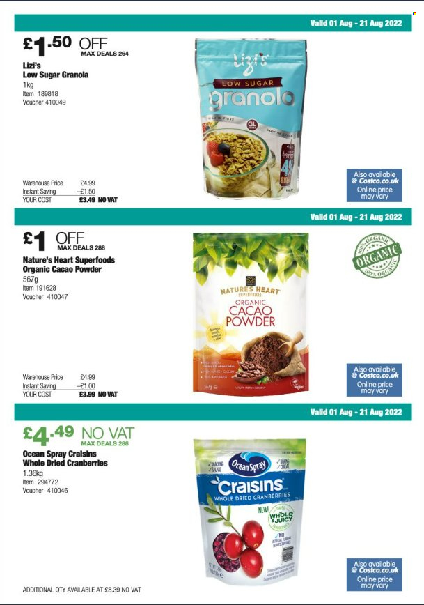 Costco offer - 01/08/2022 - 21/08/2022. Page 8
