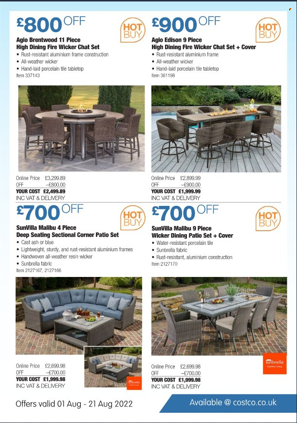 Costco offer - 01/08/2022 - 21/08/2022. Page 21