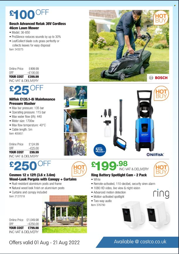 Costco offer - 01/08/2022 - 21/08/2022. Page 23