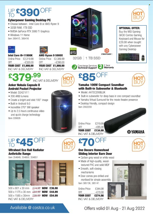 Costco offer - 01/08/2022 - 21/08/2022. Page 26