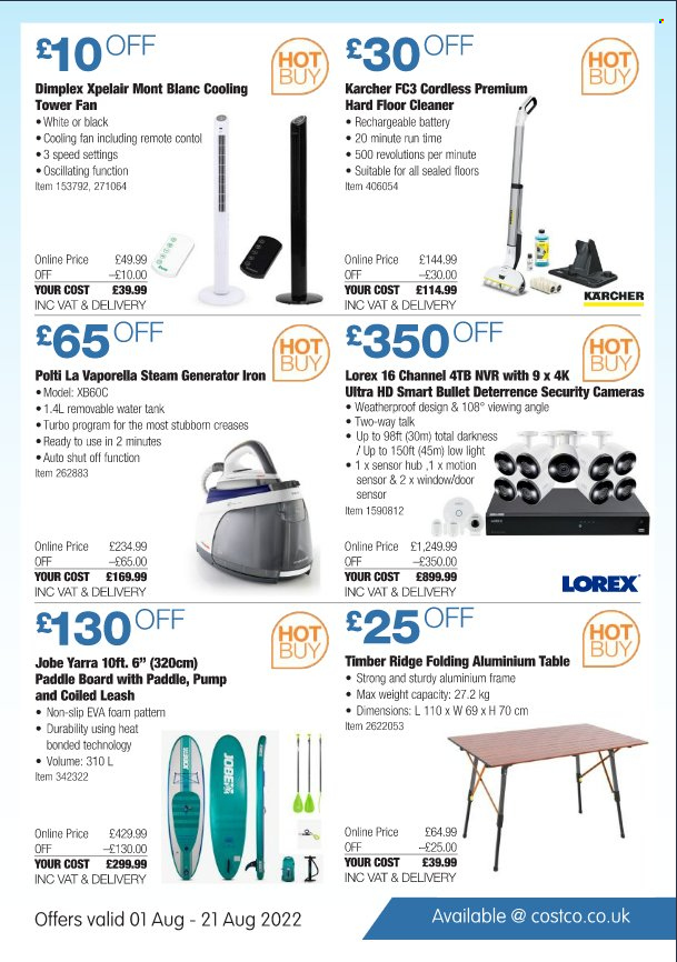 Costco offer - 01/08/2022 - 21/08/2022. Page 27