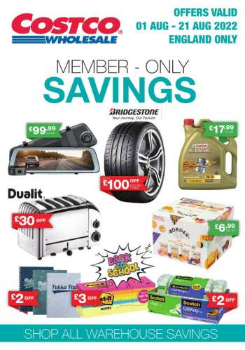 Costco offer  - 1.8.2022 - 21.8.2022.