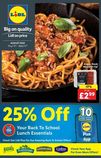Lidl offer  - 11.8.2022 - 17.8.2022.