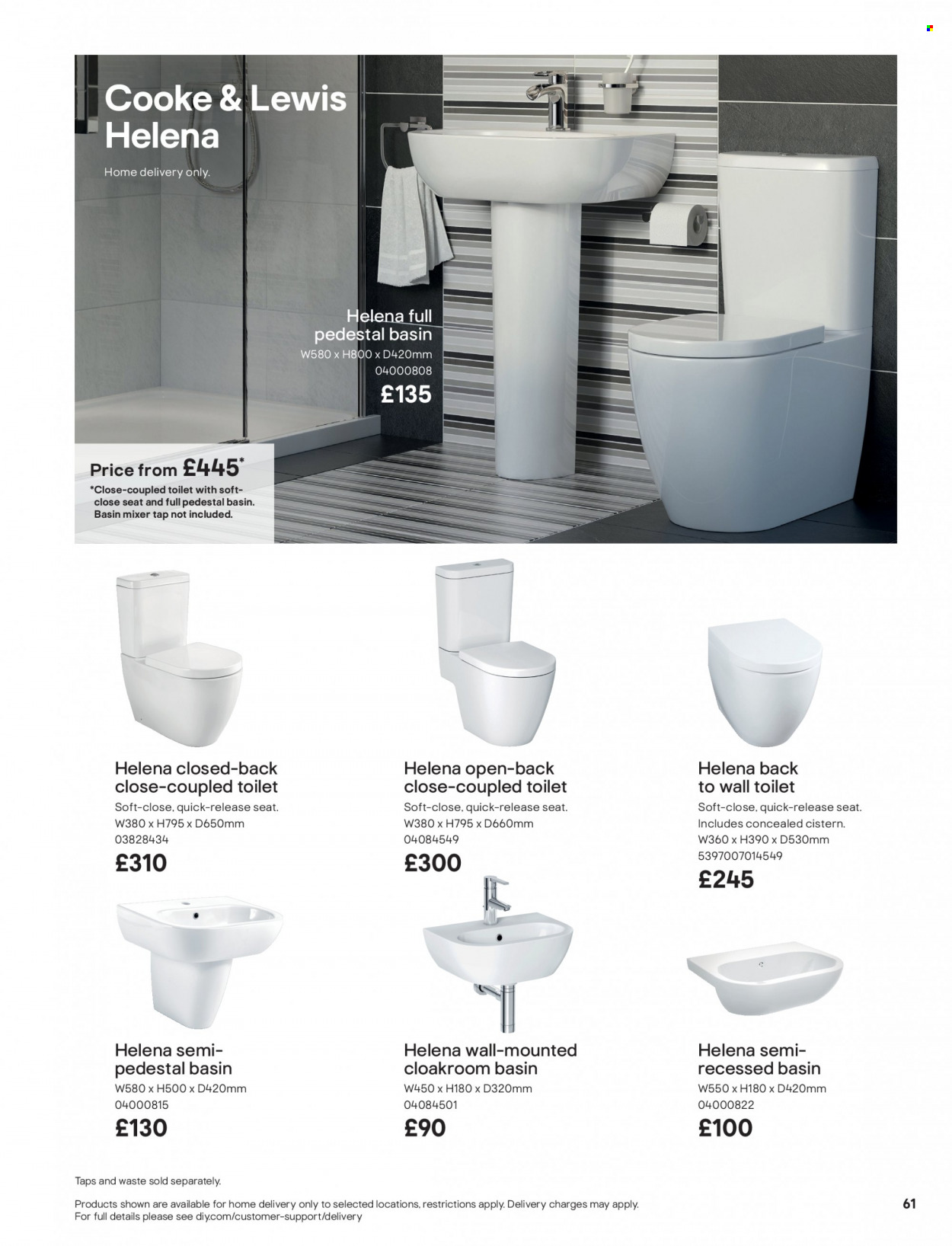 B&Q offer. Page 61