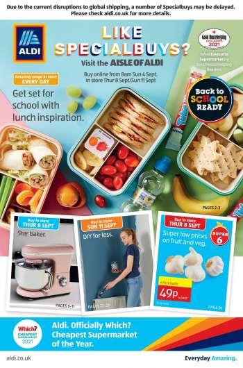 Aldi offer  - 04/09/2022 - 11/09/2022.