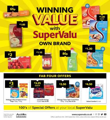 SuperValu offer  - 05/09/2022 - 24/09/2022.