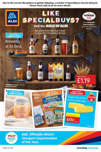 Aldi offer  - 11/09/2022 - 18/09/2022.