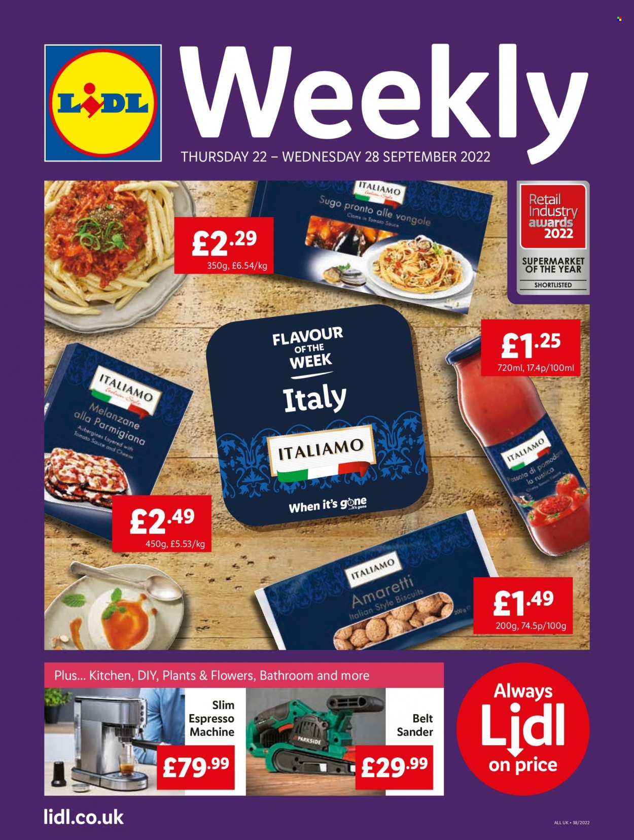 Lidl offer - 22/09/2022 - 28/09/2022. Page 1