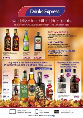 Bestway offer  - 16/09/2022 - 10/11/2022.