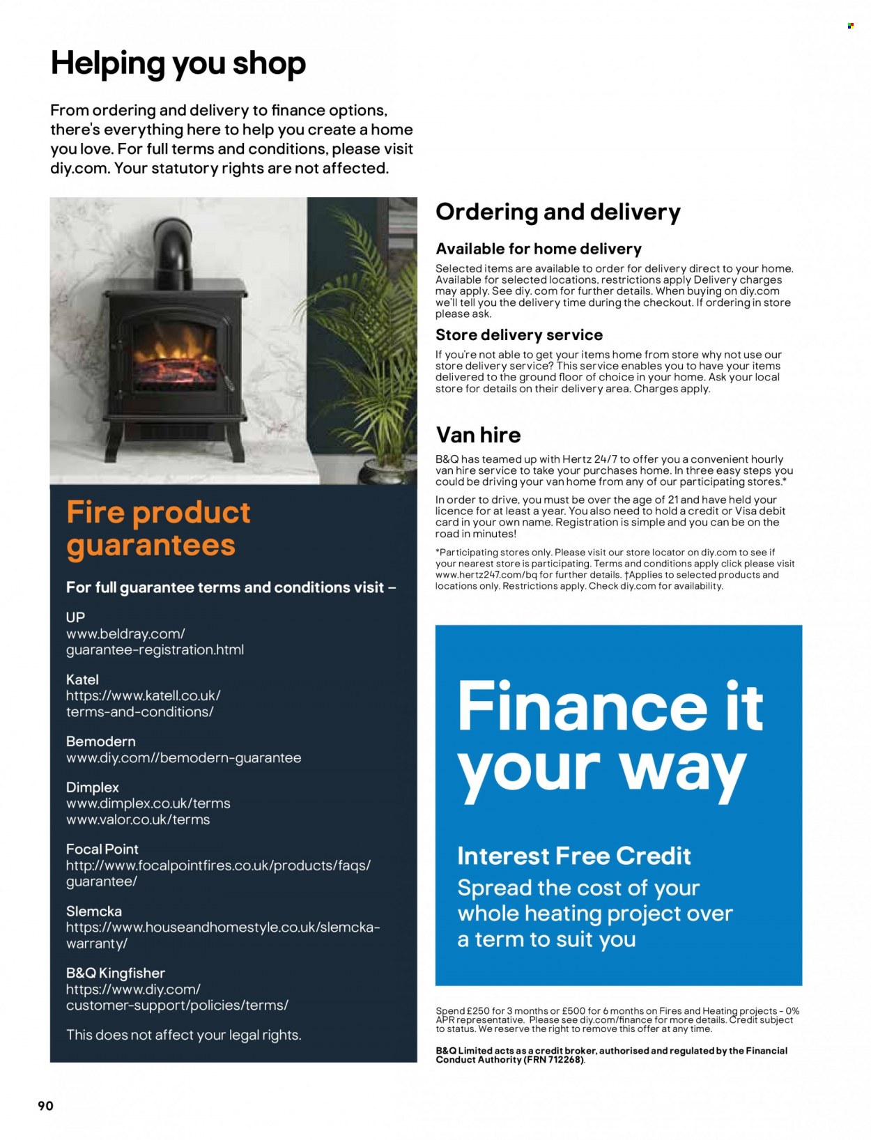 B&Q offer. Page 90