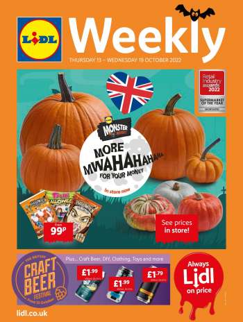 Lidl offer  - 13/10/2022 - 19/10/2022.