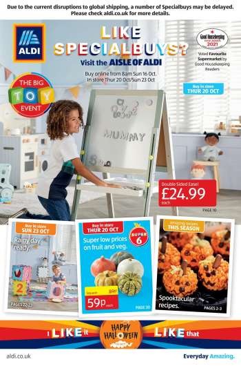 Aldi offer  - 16/10/2022 - 23/10/2022.