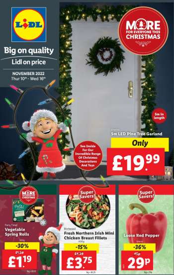 Lidl offer  - 10/11/2022 - 16/11/2022.
