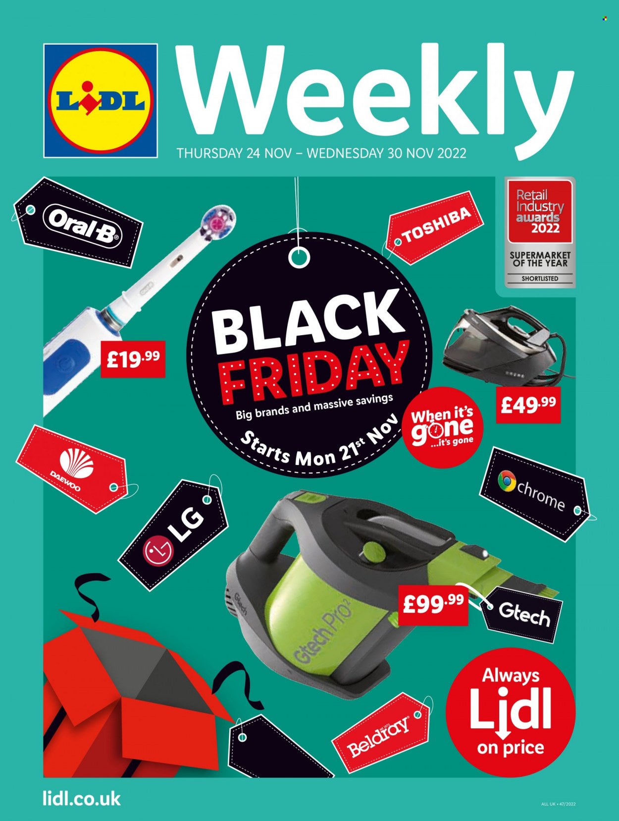 Lidl offer - 24/11/2022 - 30/11/2022. Page 1