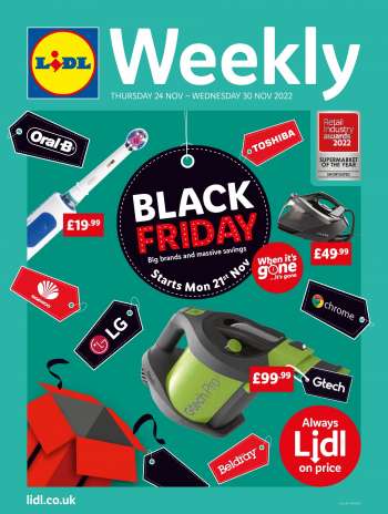 Lidl offer  - 24/11/2022 - 30/11/2022.