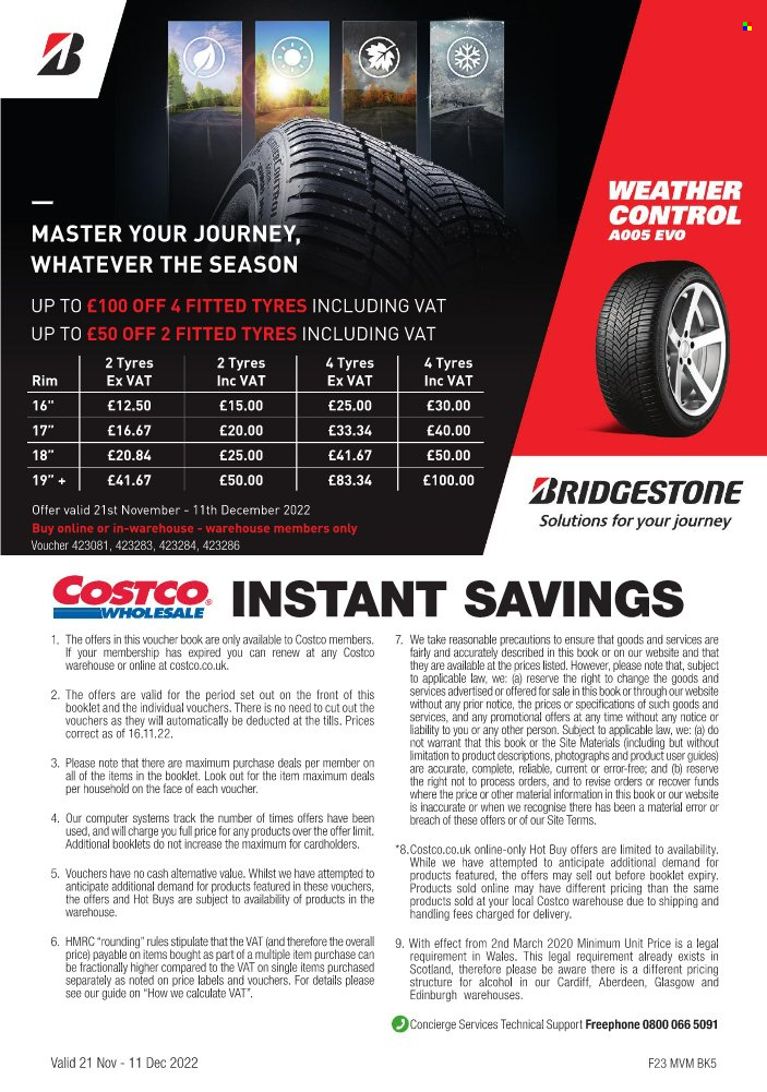 Costco offer - 21/11/2022 - 11/12/2022. Page 31