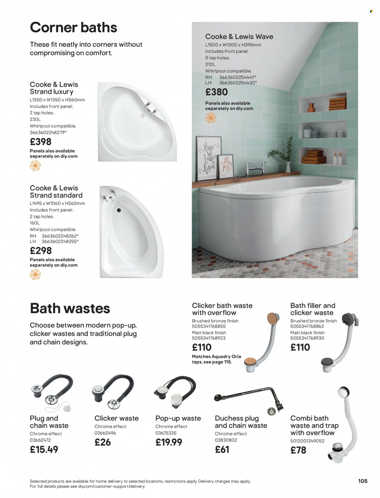 B&Q offer. Page 105