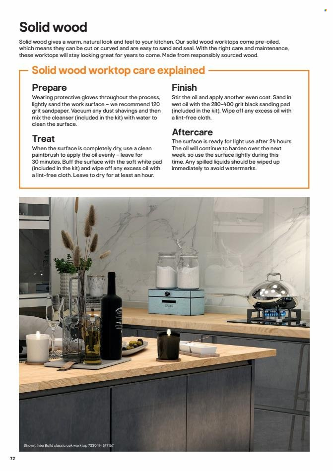 B&Q offer. Page 72