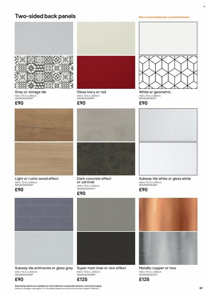 B&Q offer. Page 87