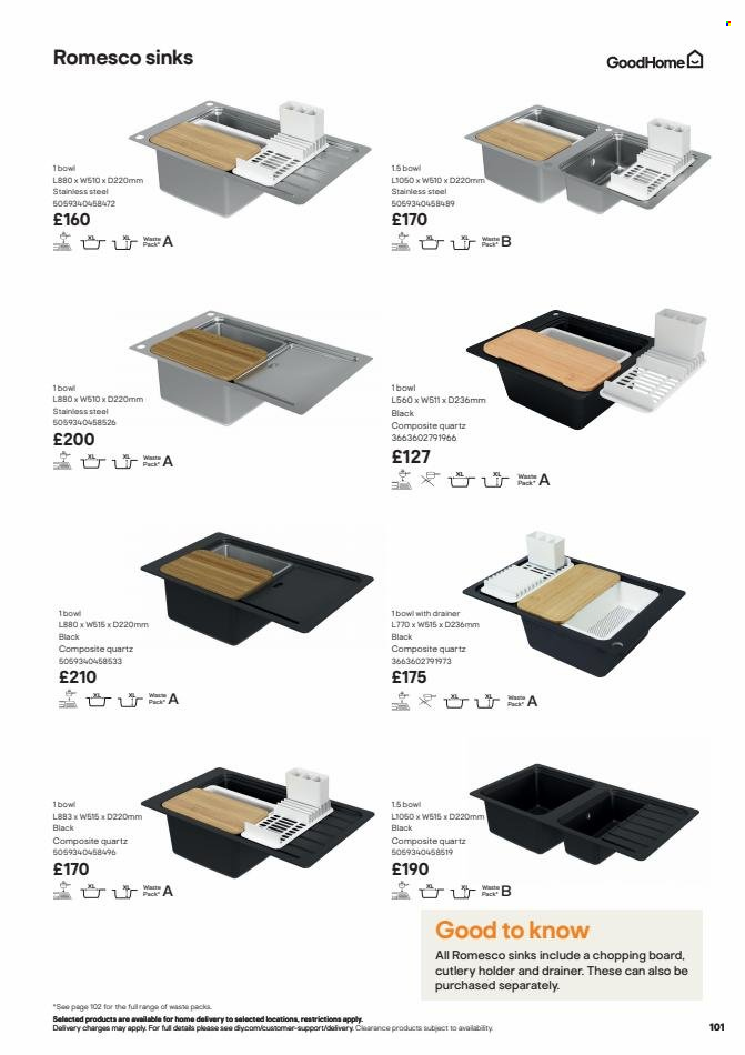 B&Q offer. Page 101