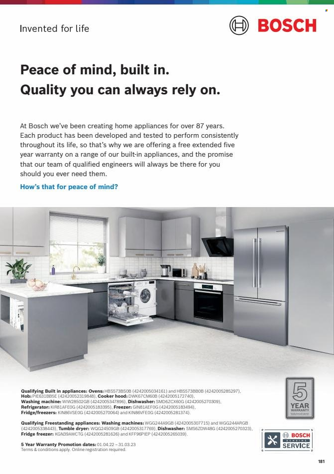 B&Q offer. Page 181