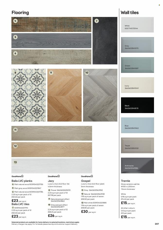 B&Q offer. Page 207