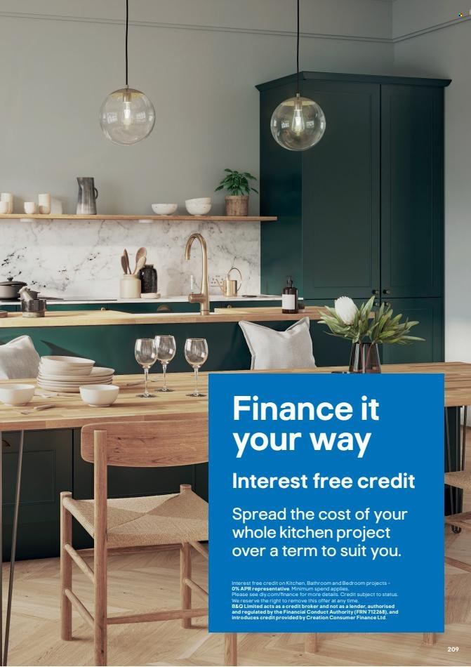 B&Q offer. Page 209