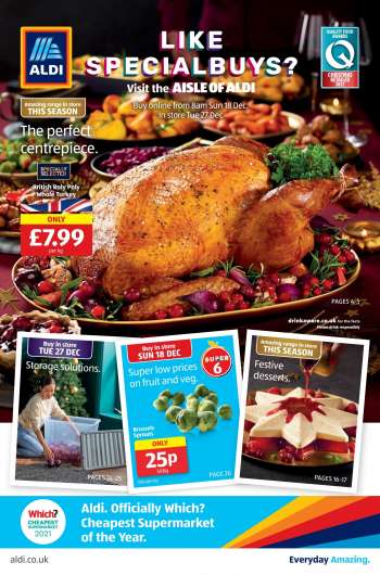 Aldi offer  - 18/12/2022 - 27/12/2022.