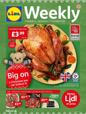 Lidl offer  - 15/12/2022 - 21/12/2022.