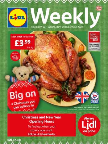 Lidl offer  - 22/12/2022 - 28/12/2022.