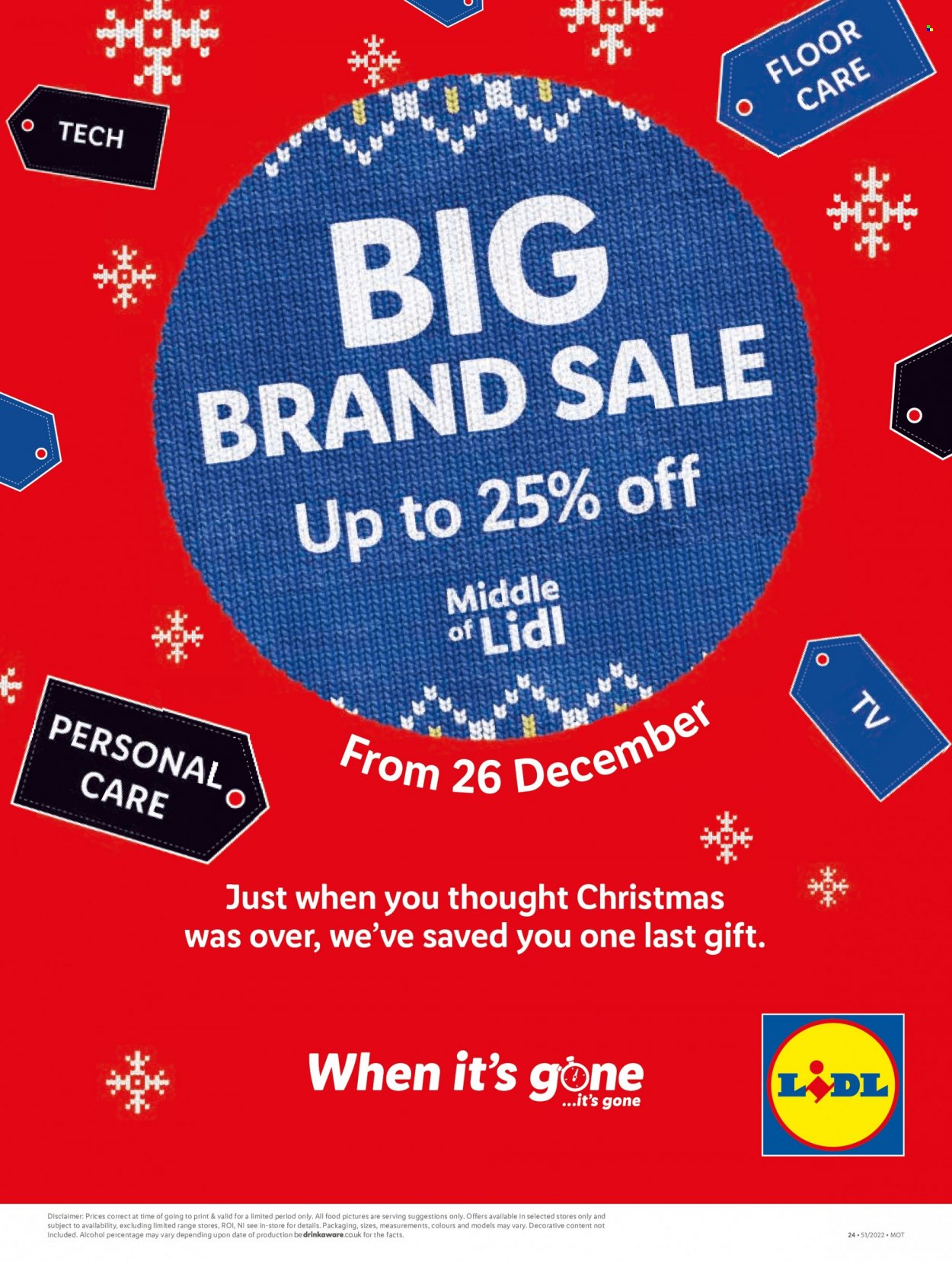 Lidl offer - 22/12/2022 - 28/12/2022. Page 24