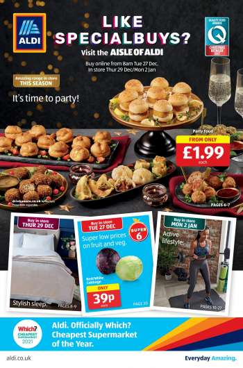 Aldi offer  - 27/12/2022 - 02/01/2023.