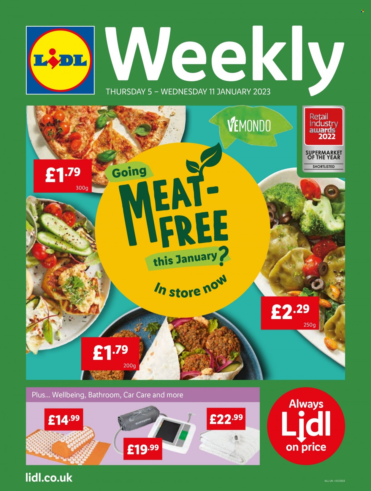 Lidl offer - 05/01/2023 - 11/01/2023. Page 1