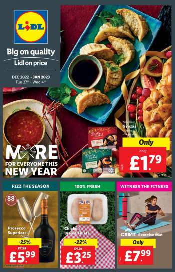 Lidl offer  - 27/12/2022 - 04/01/2023.