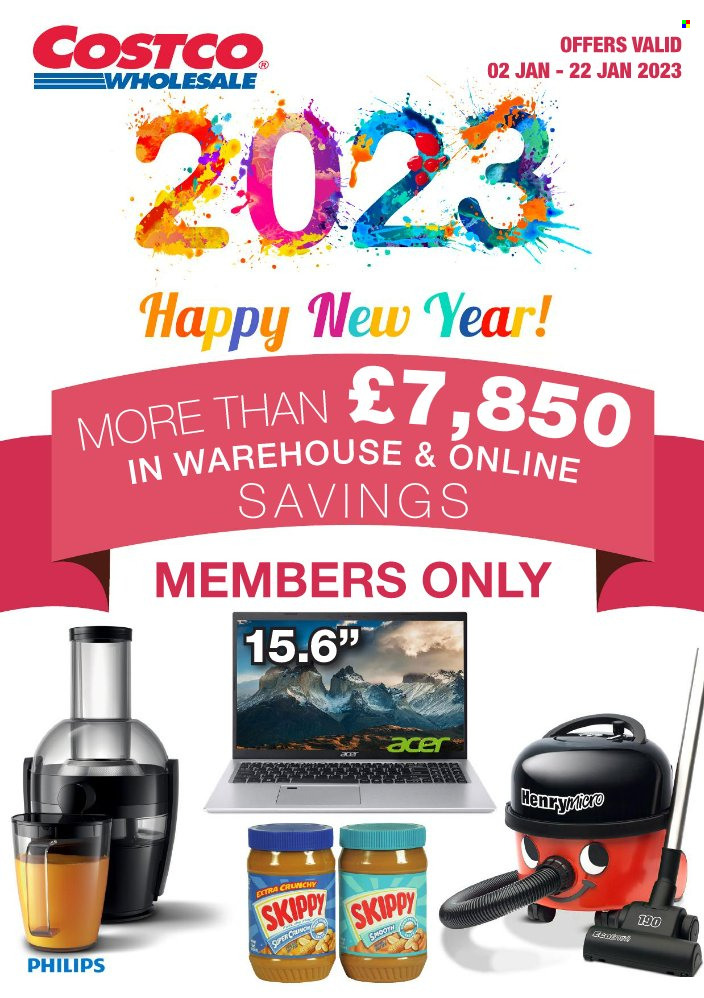 Costco offer - 02/01/2023 - 22/01/2023. Page 1