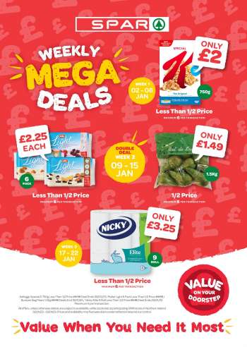 SPAR offer  - 02/01/2023 - 22/01/2023.