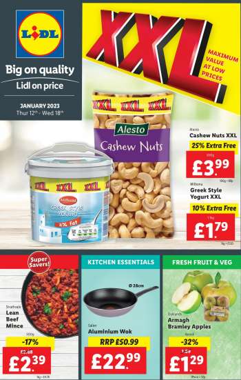 Lidl offer  - 12/01/2023 - 18/01/2023.