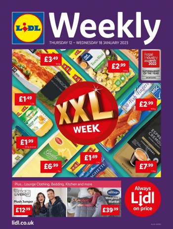 Lidl offer  - 12/01/2023 - 18/01/2023.