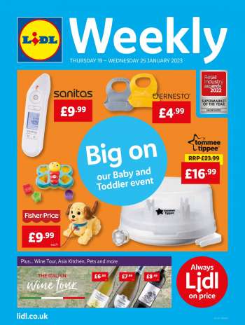 Lidl offer  - 19/01/2023 - 25/01/2023.