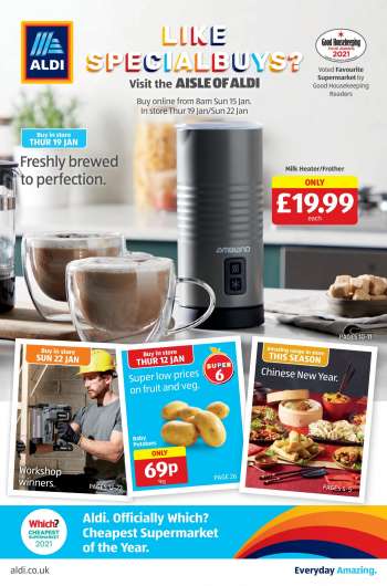 Aldi offer  - 15/01/2023 - 22/01/2023.