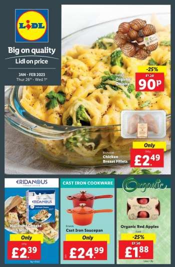 Lidl offer  - 26/01/2023 - 01/02/2023.