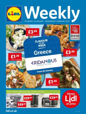 Lidl offer  - 26/01/2023 - 01/02/2023.