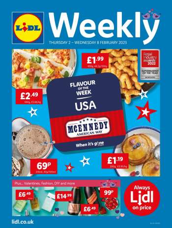 Lidl offer  - 02/02/2023 - 08/02/2023.