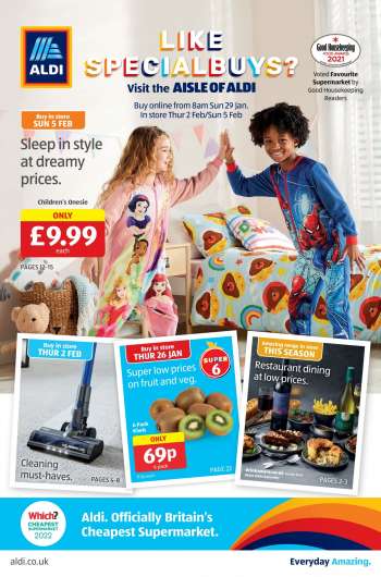 Aldi offer  - 29/01/2023 - 05/02/2023.
