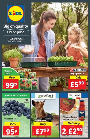 Lidl offer  - 16/02/2023 - 22/02/2023.