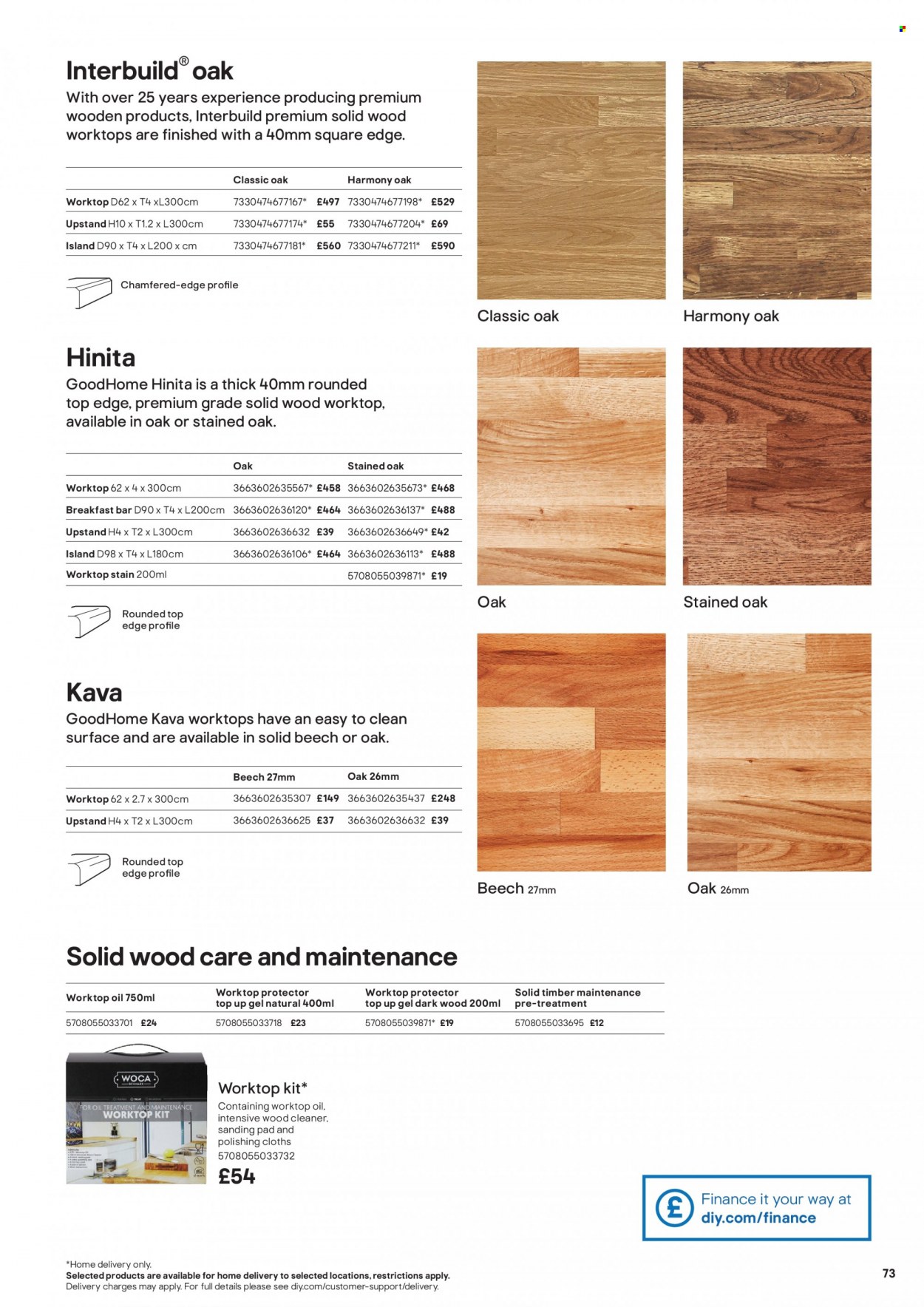 B&Q offer. Page 73