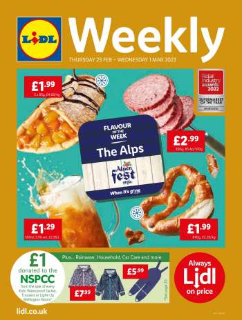 Lidl offer  - 23/02/2023 - 01/03/2023.