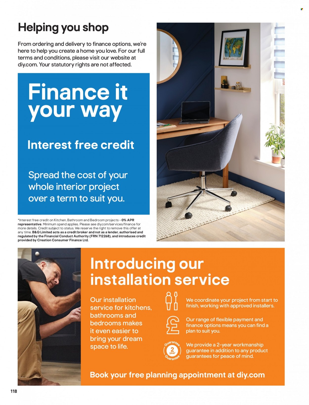 B&Q offer. Page 118