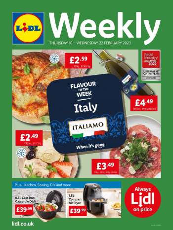 Lidl offer  - 16/02/2023 - 22/02/2023.