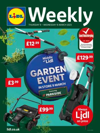 Lidl offer  - 09/03/2023 - 15/03/2023.